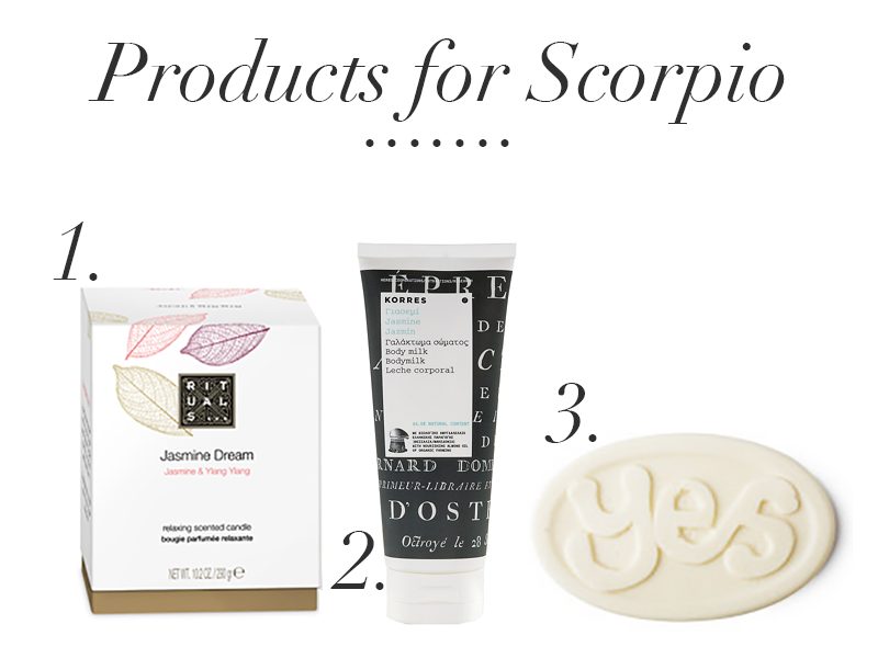 products for scorpio